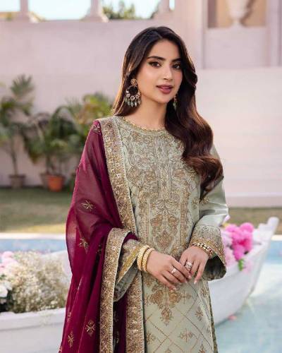 3 piece unstitched 