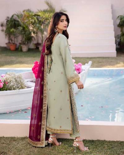 3 piece unstitched 
