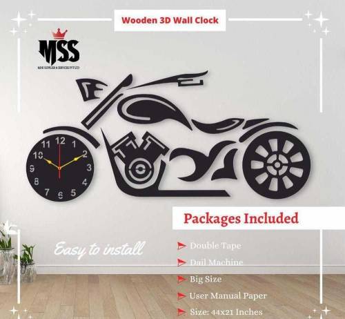 3D wall clock 