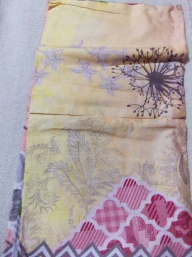 Al Qutun unstitched suit 3 piece Printed lawn for girls/women