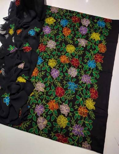 Beautiful Hand Embroidery DressShirt Dupata.