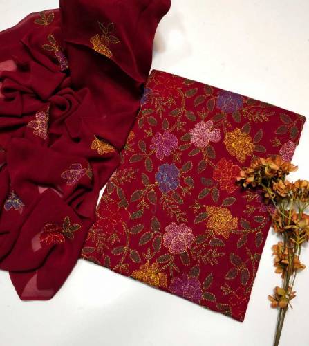 Beautiful Hand Embroidery DressShirt Dupata.