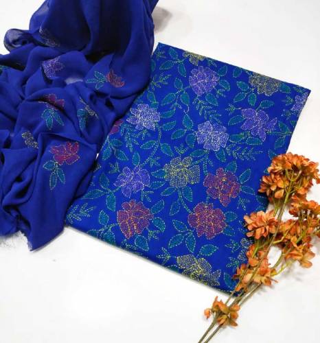 Beautiful Hand Embroidery DressShirt Dupata.