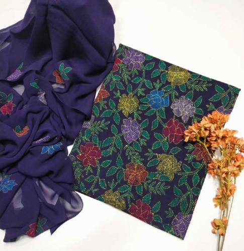 Beautiful Hand Embroidery DressShirt Dupata.
