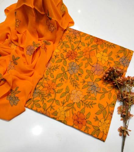 Beautiful Hand Embroidery DressShirt Dupata.