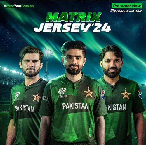 New Pakistan Cricket Team jersey 