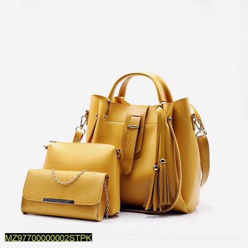 3 pice women beautyfull PU Leathers sholdr bags