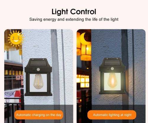 Solar motion sensor outdoor wall light with free home delivery in Pak