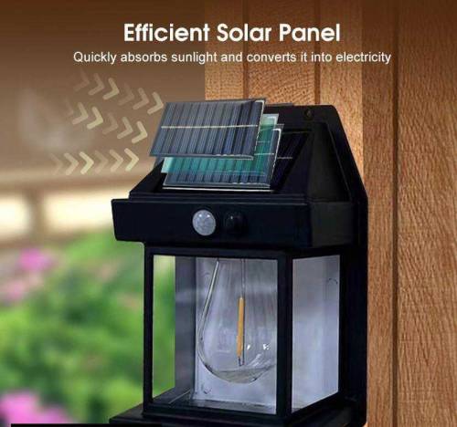 Solar motion sensor outdoor wall light with free home delivery in Pak