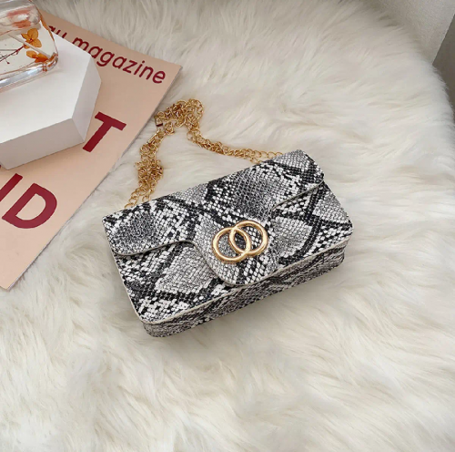 EAGLE retro snake pettren bag new stylish design girls bag