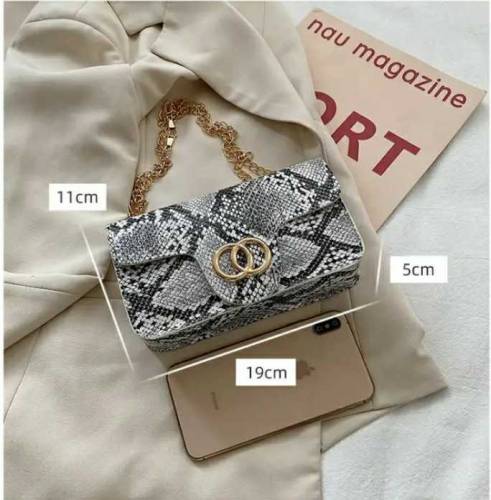 EAGLE retro snake pettren bag new stylish design girls bag