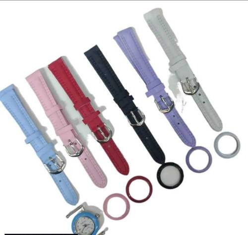 women classical analogue interchangeable watch set