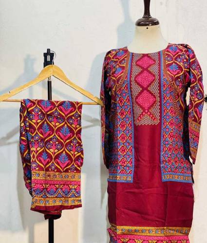 Ladies Cotton Printed Suit 🥻 (2pcs)