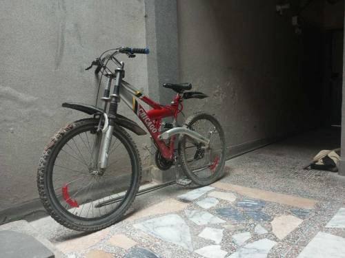 Full size Imported Chicago double shocker cycle. . .