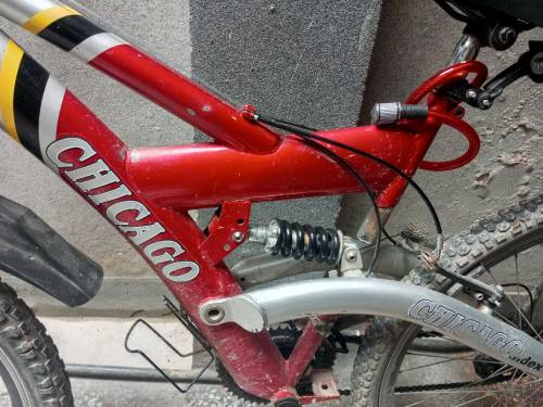 Full size Imported Chicago double shocker cycle. . .