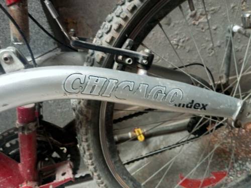 Full size Imported Chicago double shocker cycle. . .