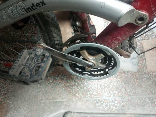 Full size Imported Chicago double shocker cycle. . .