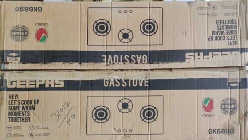 GEEPAS 5 Burner Steel Body High Quality stove 
