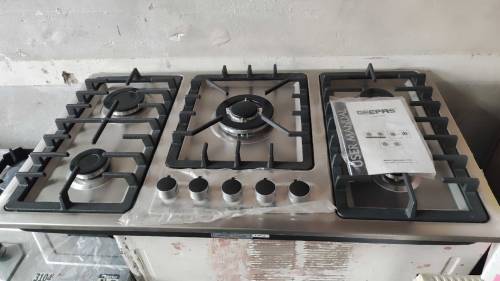 GEEPAS 5 Burner Steel Body High Quality stove 