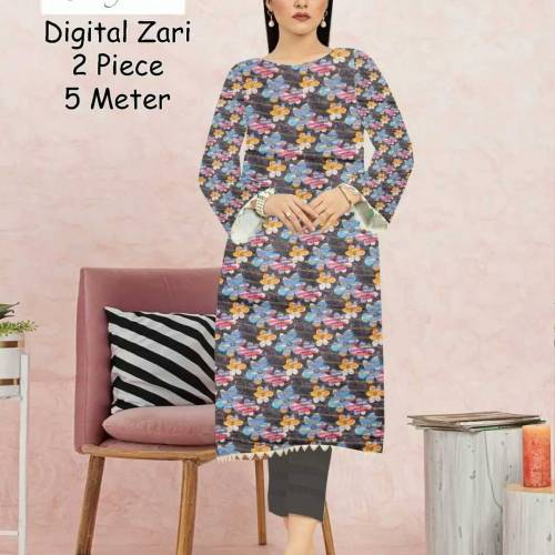 brand namw Kayseria Digital zari 2 pc5 meterVol#108
