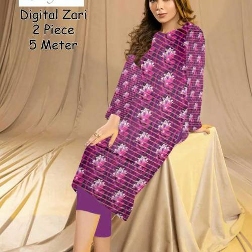 brand namw Kayseria Digital zari 2 pc5 meterVol#108