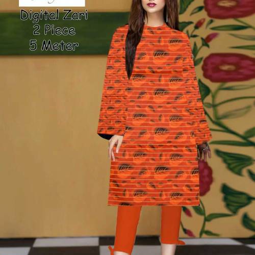 brand namw Kayseria Digital zari 2 pc5 meterVol#108