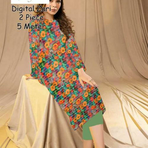 brand namw Kayseria Digital zari 2 pc5 meterVol#108