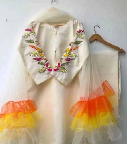 Women Stitched Suit Silk, 3 pcs 