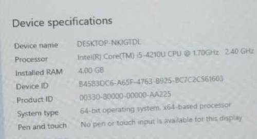 Dell laptop