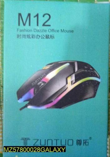 M12 RGB Gaming And Office Mouse For PC , Laptop