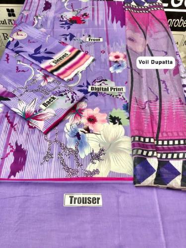 NOOR E AZAL VOL’24 AIRJET LAWN 3PC 2024 