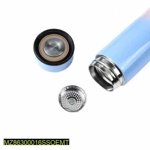 thermos gradiant water bottle temperature display vacuum flasks 500ml