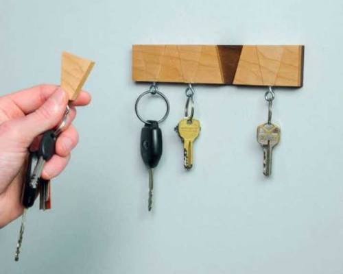 wooden key holder 