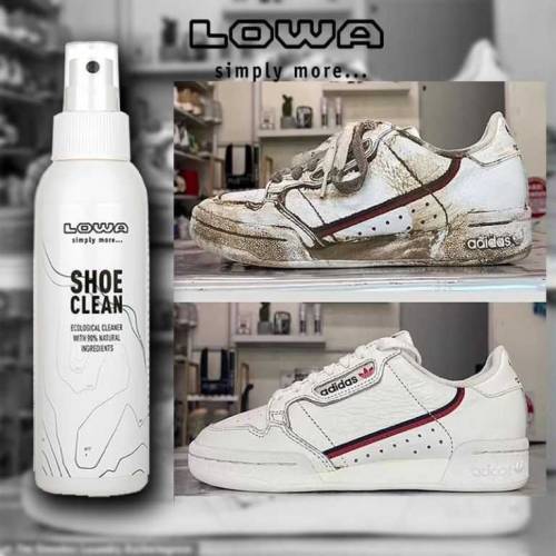 Lowa Shoe Sneaker Cleaner Spray (perfect For Shoes With Leather Or Tex