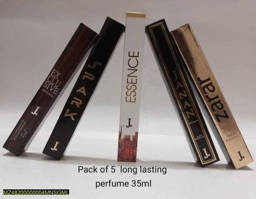 Pack of 5 unisex perfumes, 35ml