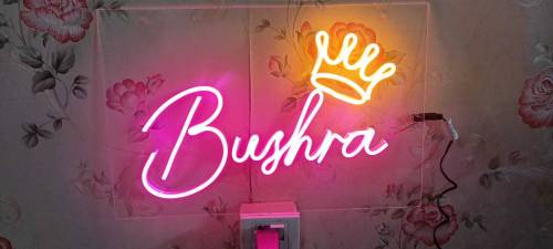 Customized NEON Sign Board- Name Plate - Customized Gift Neon Sign LED