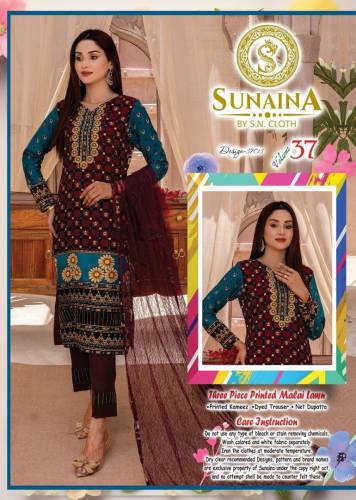 Malai Lawn 3pc Suits