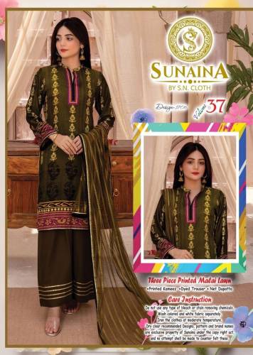 Malai Lawn 3pc Suits