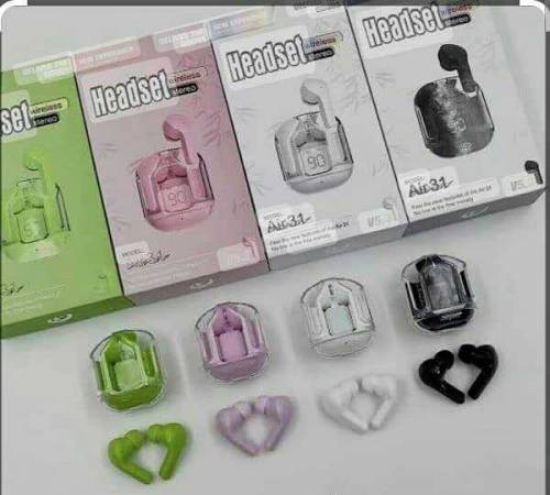 Air31 Earbuds: Crystal-clear sound, deep bass, long-lasting comfort. E