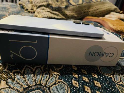 Tecno camon 19 neo withbox and charger full ok 