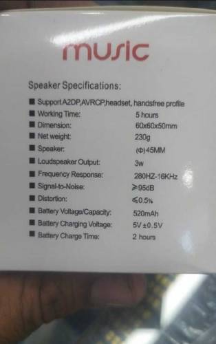 Mini Wireless Stereo Speaker