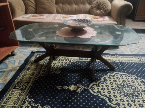 vintage table brown