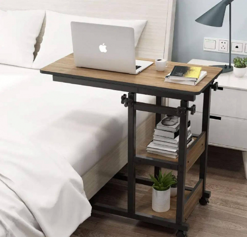 wooden Adjustable laptop Sides Table For Bed and Sofa 