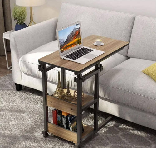 wooden Adjustable laptop Sides Table For Bed and Sofa 