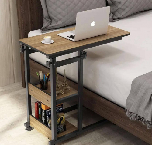 wooden Adjustable laptop Sides Table For Bed and Sofa 