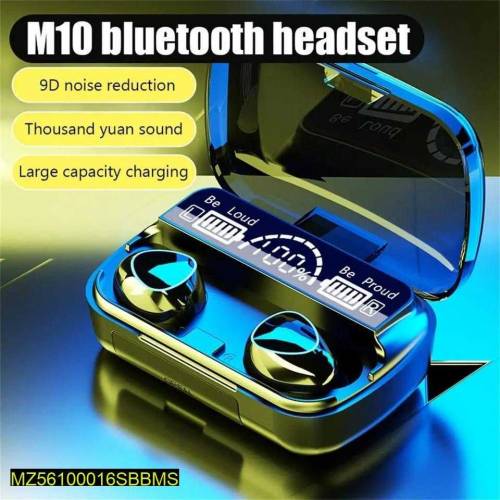 M10 Pro Wireless Earbuds, Black