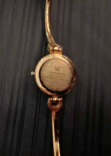 original swiss gold plated watch