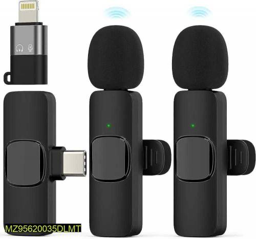 K9 mic wireless dual microphone delivery available 