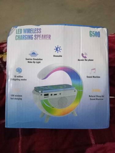 Wireless charging,speaker and lead lights lamp /G500 model