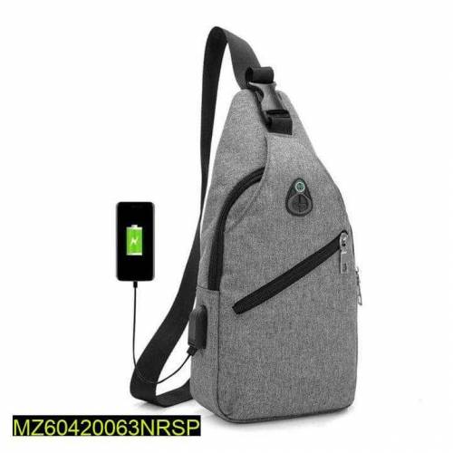 chest backpack ,Grey 